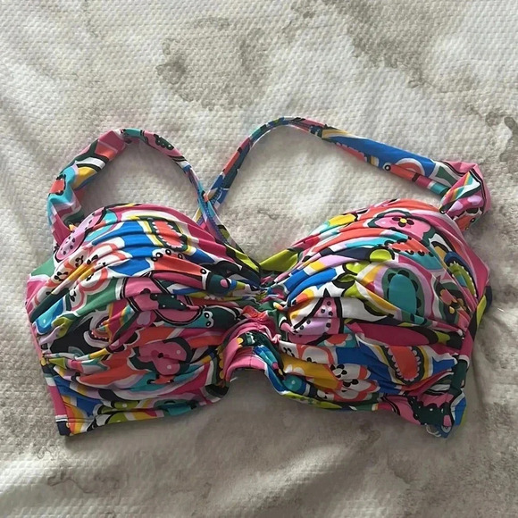 Bleu Rod Beattie Go For Bold Convertible Bikini Top Size 34DD - Picture 7 of 9